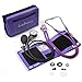 LotFancy Adult Dulex Aneroid Sphygmomanometer with Stethoscope, Professional Manual Blood Pressure Cuff, Blood Pressure and Stethoscope Kit, Universal Sized Cuff (10