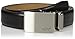 Greg Norman Men's Standard Optimum Comfort Fit Adjustable Ratchet Belt, Black, One Size