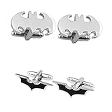 DC Comics 2 Pairs Batman Silver Mask & Batman VS