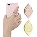 Phone Holder SOYAA 2Pack Finger Ring Stand Water Drop Shape Zinc Alloy 360°C Rotation Cellphone Holder Car Mount Universal Use for Mobilephones and Tablets (Rose+Gold)