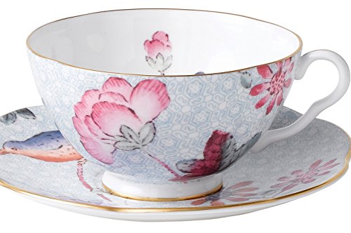 Wedgwood Harlequin Cuckoo Tea Story Teacup and Saucer, Blue