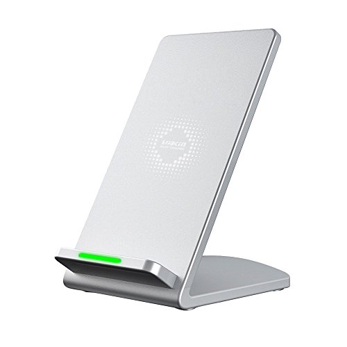 Wireless Charger,Lobkin QI Fast Wireless Charging Pad Stand for Samsung Galaxy Note 8 S8 Plus S8+ S8 S7 S7 Edg