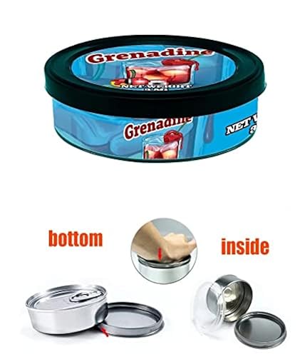 Self-Seal Cali Tin Can with Ring Lid and Labels, Side Stickers - Main Image