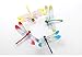 Chunney® 8.5cm and 14.5cm Mixed Colorful Magnet Dragonfly Room Decorations (4pcs Big+10pcs Small)