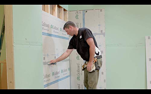 Backer Board Shower Wall Kit - Shower Surround Walls - 100% Waterproof GoBoard Install Kit (8 Sheets Covers 120SF, 6 Tubes Marine Grade ShowerSeal Polyurethane Sealant, 2.5lb. Screws)