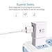 Samsung Fast Charger, for Samsung Galaxy S7 S7 Edge S6 S6 Edge Note5/4 LG G2 G3 G4, Galaxy Cable, Quick Charge 2.0 Adapter Micro USB, Wall Charger[White] + Cable[White]