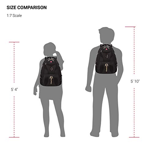 SwissGear 1900 Scansmart TSA 17 Laptop Backpack, Black, 19Inch