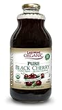 Lakewood Organic PURE Black Cherry Juice, 32-Ounce Bottles (Pack of 6)