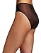 Carnival Womens High Cut Tux Stretch Bikini Panty, Black, Large