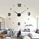 Susens DIY Practical Electronic Wall Hanging Clock Wall Sticker Clock Wall Clocks