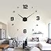 Susens DIY Practical Electronic Wall Hanging Clock Wall Sticker Clock Wall Clocks