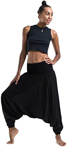 Harem Pants Women's & Men's 2-in-1 Convertible Jumpsuit