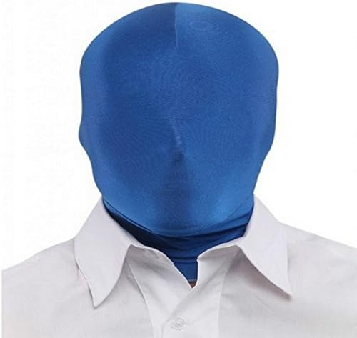 Home Sweetie Lycra Spandex Zentai Costume Skin Masks Christmas Party Chroma-Mask Full Hood Full Cover for Adult (Blue)