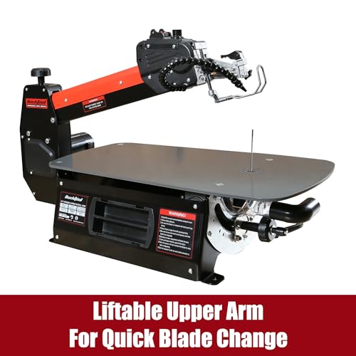 BUCKTOOL 22-Inch Scroll Saw, 1/5 HP 1.3A Power Scroll Saws for Woodworking photo 10