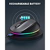 LED-Bluetooth-Mouse-seenda-3-Mode-Silent-Rechargeable-Wireless-Bluetooth-Mouse-BT50BT3024G-for-Multi-Device-Compatible-with-iPad-Laptop-PC-Mac-OS-Windows-Android-Space-Gray LED Bluetooth Mouse, seenda 3-Mode Silent Rechargeable Wireless Bluetooth Mouse( BT5.0/BT3.0/2.4G) for Multi Device…