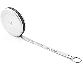 VAXATO Aluminum Alloy Small Tape Measure, Mini Retractable Dual Sided 80 Inch/2 M Measuring Tape, Silver Measure Tape