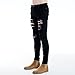 Shilanmei Mens Punk Hipster Hole Skinny Denim Slim Biker Ripped Jeans Street Wear 34