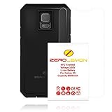 Zerolemon 8500mAh Extended Battery with Rugged ZeroShock Case and Screen Protector for Samsung Galaxy S5 Versions - Black