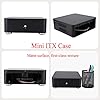 Black Aluminum Alloy HTPC Case Mini ITX Computer Case Mini ITX, USB3.0 HTPC case, for MINH-IIX Motherboard for 6.69 * 6…