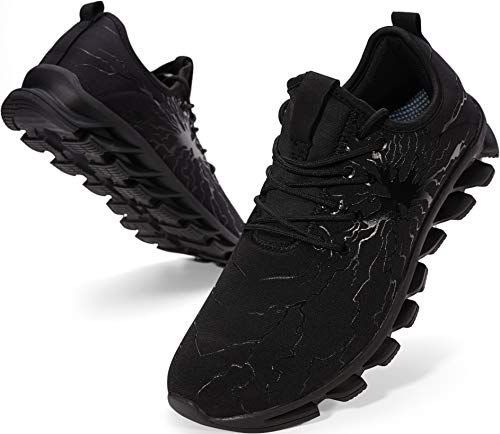 all black slip on tennis shoes