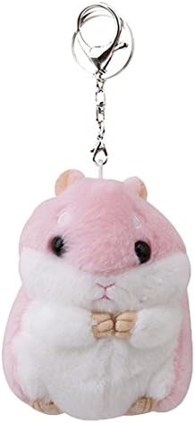 Women Hamster Plush Keychain,4.7"Cute Stuffed Animal Handbag Pendant for Phone Girl Novelty Keychain…