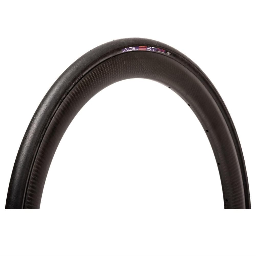 Panaracer Agilest TLR Folding Road Tyre: Black/Black 700x30c