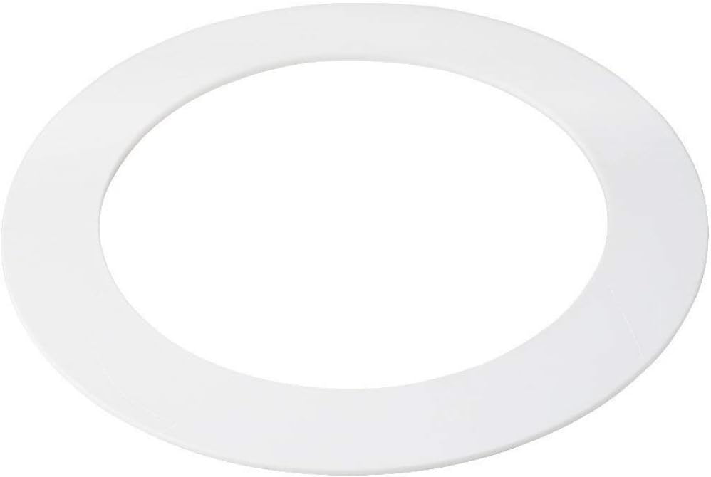 5 Pack 6.7" White Goof/Trim Ring for 4 inch Recessed Can Down Light