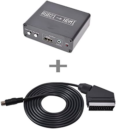 Amazon Rgb21 Hdmi変換アダプタ Ss用rgb21ピンケーブル Rgbhdsc2 日本語マニュアル付き サンコーレアモノショップ スクリーンプロテクター 通販