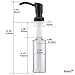 Melix Oil Rubbed Bronze Soap Dispenser Pump Bathroom Kitchen,Soap Dispenser Bronze, Sink Soap Dispenser Pump Replacement for Sink Oil Rubbed Bronze Lotion Pump Dispenser Melix-Soap-Dispenser-315ORB