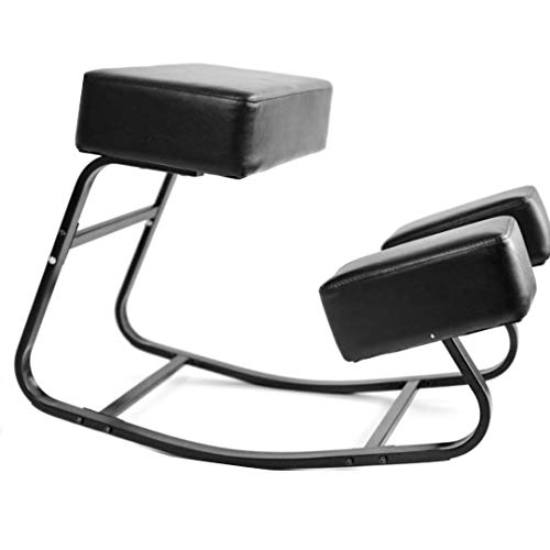 Sleekform Kneeling Chair Rocking | Ergonomic Kneel Chair & Orthopedic Balance Posture Stool for Bad Backs, Neck Pain, Spine & Shoulders Tension | Thick Knee Comfortable Cushions for Upright Sitting - Thumbnail 2