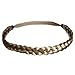 Mia Jumbo Braidie, Beautiful Classic Headband Made of Synthetic Wig Hair, Blonde, Elastic Rubber Band, for Women + Girls 1pc