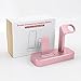 Apple Watch Stand, iPhone 7/7Plus/6s/6s Plus Charging Station, Alritz Aluminum 2 in 1 Apple Watch iPhone Charging Stand Dock for Apple iWatch Series 2/Series 1/Nike+, Rose Gold
