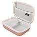 Canboc Carrying Case for Fujifilm Instax Mini Link 3 2 1 Smartphone Printer, Mesh pocket fit Instant Film and Cable, Rose Gold (Case Only)
