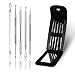 BESTOPE Blackhead Remover Tool Comedone Pimple Extractor Tool Treatment for Blemish Whitehead Acne Zit and Risk Free Nose Facial Skin (5PCs)