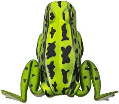 Lunkerhunt Frog Fishing Lure for Bass Fishing | Popping Frog Lure 1/4 oz | Topwater Fishing Bait with Weedless Hooks, Hollow Body, Trout Pike Lures