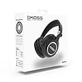 Koss BT540i Full Size Bluetooth Headphones, Black with Silver Trim