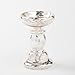 Eastland Unique Mercury Glass Pillar Candle Holder 6.5"