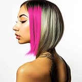Stargazer UV Neon Pink Hair Mascara Temporary Wash Out Colour Wand Applicator view 3