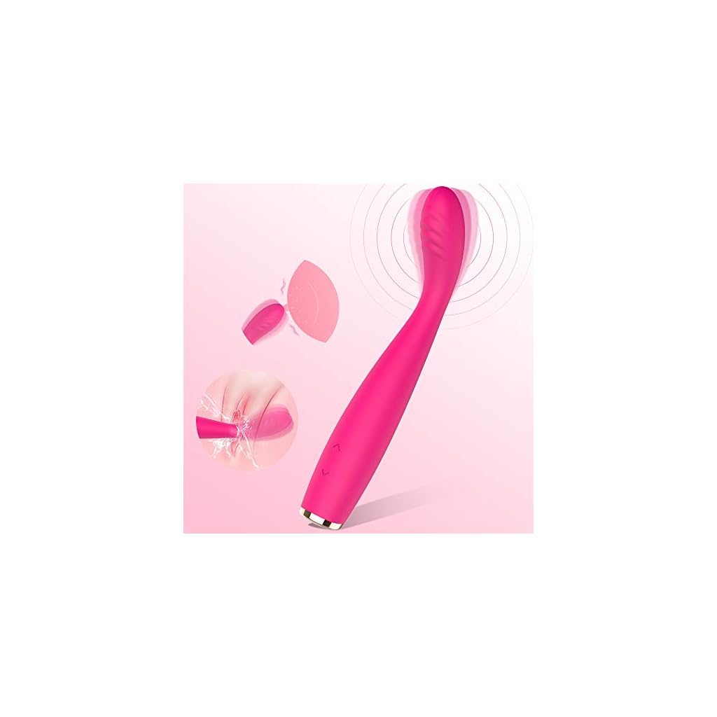 Adorime G-Punkt Vibrator Silikon, Stoßfunktion, wasserdicht