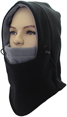 Cuca Dunna Fleece Double Layers Thicken Warm Balaclava Windproof Full Face Hood Winter Ski Mask Cover Beanie CS Hat Snowboarding Cap