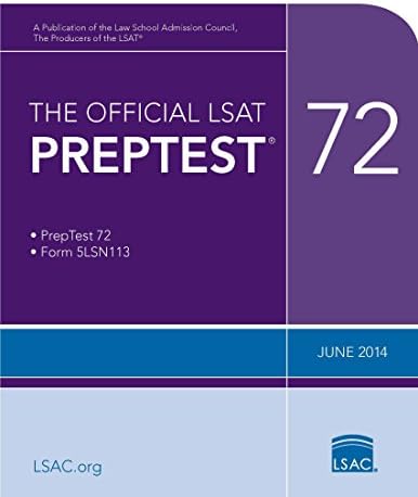 The Official LSAT PrepTest 72--October 2012: June 2014 LSAT (Official LSAT PrepTests)