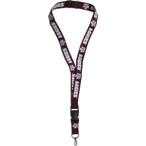 NCAA Siskiyou Sports Fan Shop Texas A&M Aggies Lanyard 21 inch Team Color