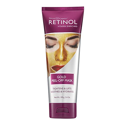 LIVAURA Gold Peel Off Face Mask – Peel Off Mask for Blackheads & Pores, Blackhead Remover, Deep Pore Cleansing Facial Peel Mask for Women, Black Head Skincare Face Peel