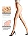 Women's Pantyhose Black Nude Control Top Sheer Tights Nylons Multipack - 3 Pack Nude Size M