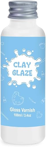 EIGTWEN 100ml Air Dry Clay Varnish Gloss Glaze Protective Coat view 1