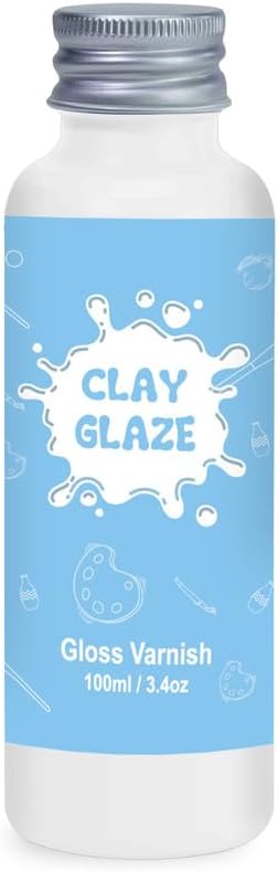 EIGTWEN 100ml Air Dry Clay Varnish Gloss Glaze Protective Coat