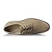 Hawkwell Men's Casual Suede Classic Lace Up Oxfords Shoes,Beige Suede PU,10.5 M US