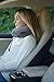 TRAVELREST Travel Essential Neck Pillow - Memory Foam, Washable Micro-Fiber Cover, Soft and Comfortable Head Support for Long Flights, Compact, Attaches to Luggage, Airplanes, Cars, Bus - (Grey, Curl)