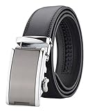 QISHI YUHUA Belt Men's Leather Ratchet Belt,pd-s-101