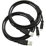 Cybertech PS4 10' Feet Long Charging Charger Power Cables USB Cord for PS4 DualShock 4 Playstation 4 Controller (QTY:2)